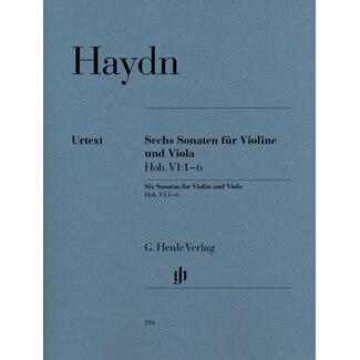 Haydn Six Sonatas for Violin and Viola