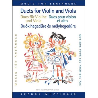 Lajos Duos for violin and viola for beginners