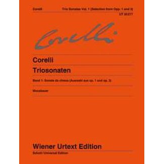 Corelli Triosonaten op. 1 en op. 3