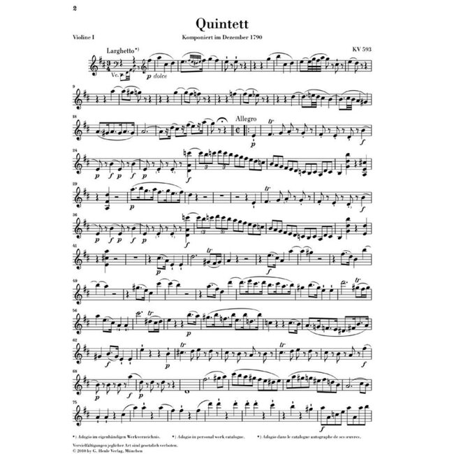 Mozart String Quintets
