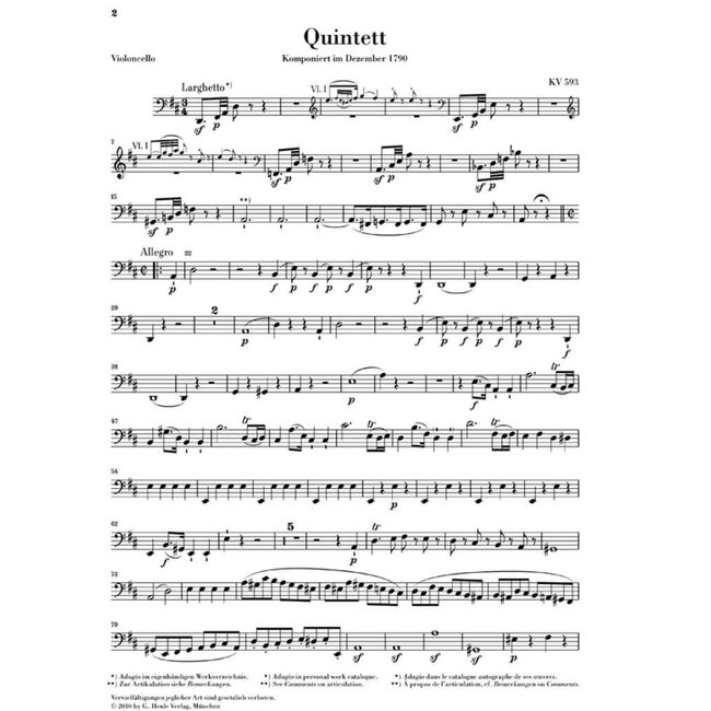 Strijkkwintten Mozart
