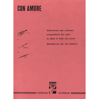 Beekum van, Jan Con Amore for violin