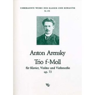 Arensky, Anton Piano trio in f-Moll