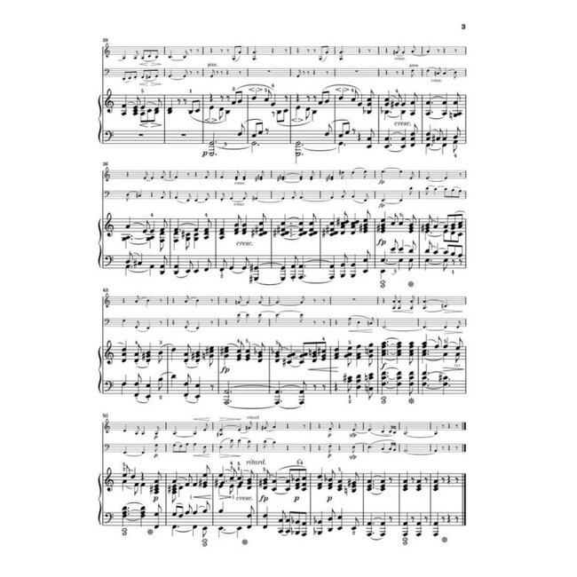Phantasiestücke Opus 88 für Klaviertrio