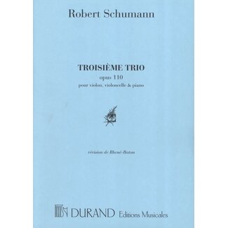 Schumann Troisieme trio opus 110