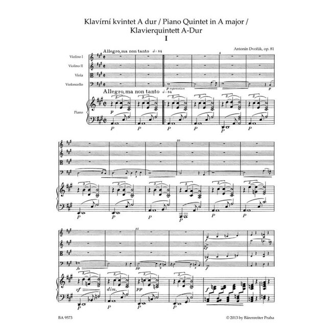 Pianokwintet A major op. 81