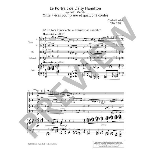 Le Portrait de Daisy Hamilton op. 140 Vol. 6