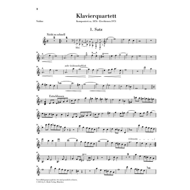 Pianokwartet in A mineur