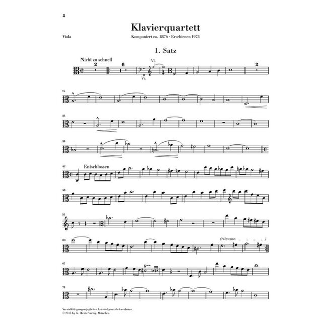 Pianokwartet in A mineur