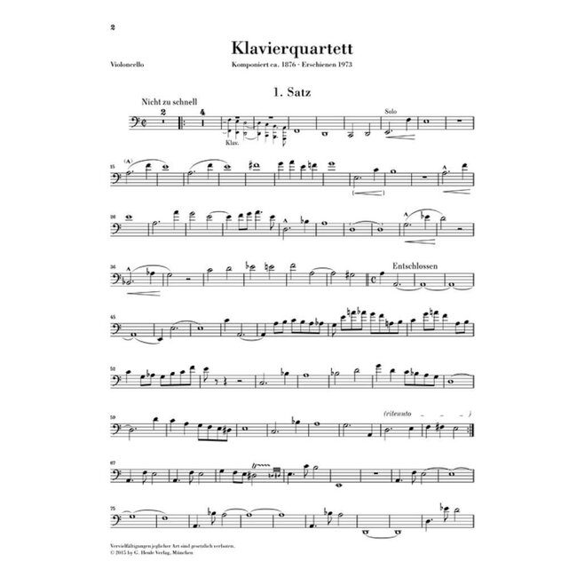 Pianokwartet in A mineur