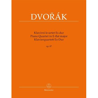 Dvorak, Antonin Piano Quartet In E Flat Op.87