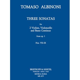 Albinoni, Tomaso Sonate a tre op.1 Heft 3: Nr. VII-IX