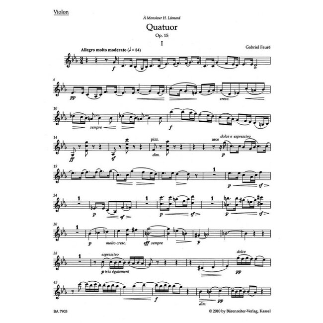 Pianokwartet nr. 1 in c mineur, opus 15