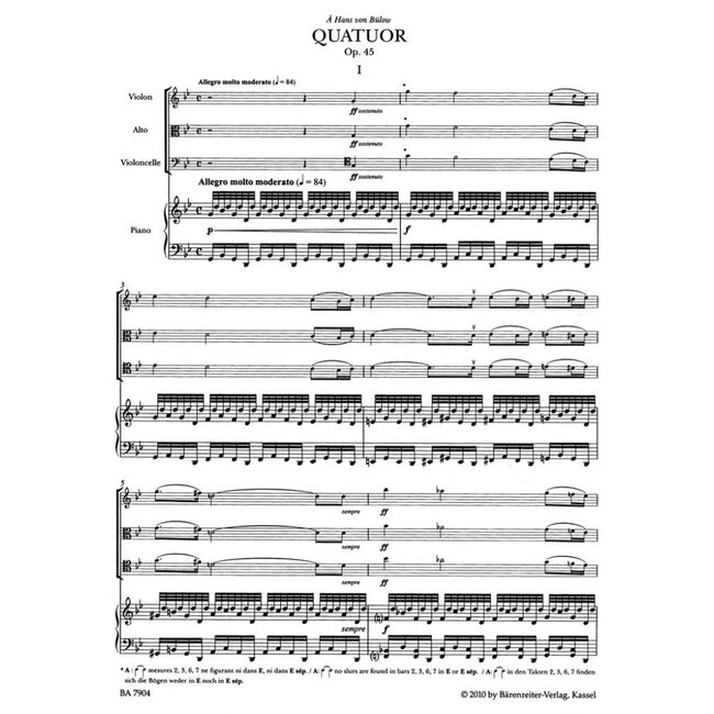 Pianokwartet in G Op.45