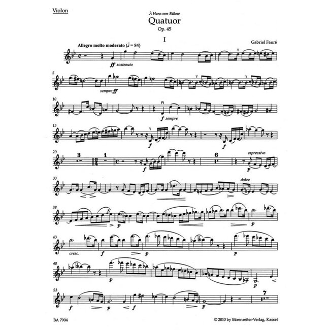 Pianokwartet in G Op.45