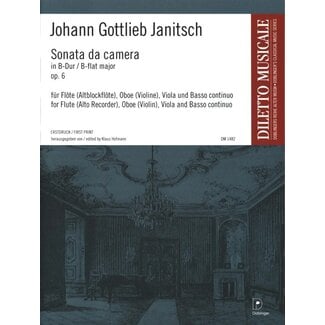 Janitsch, Johann Gottlieb Sonata da Camera in B-Dur/B-flat Major