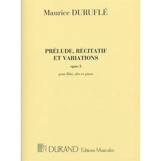 Durufle Prélude, Récitatif et Variations Opus 3