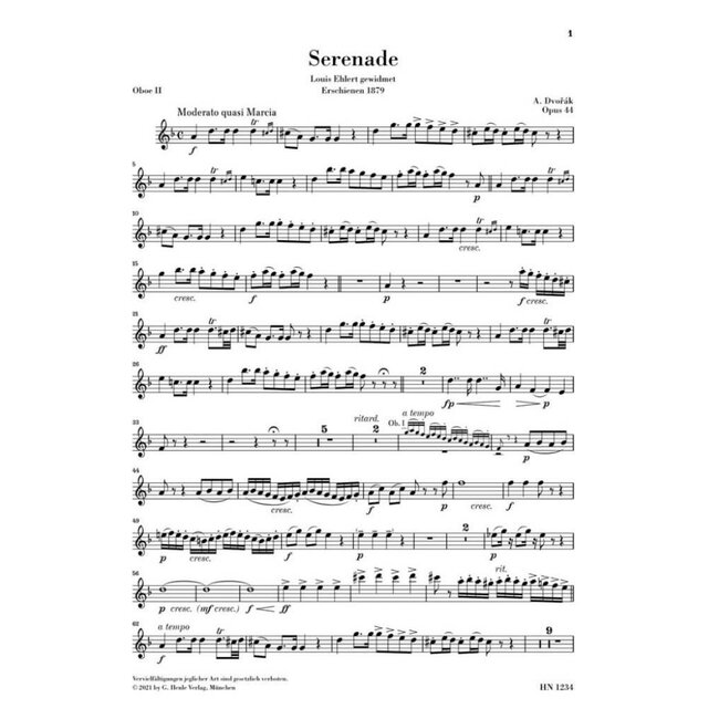 Wind Serenade d minor op. 44
