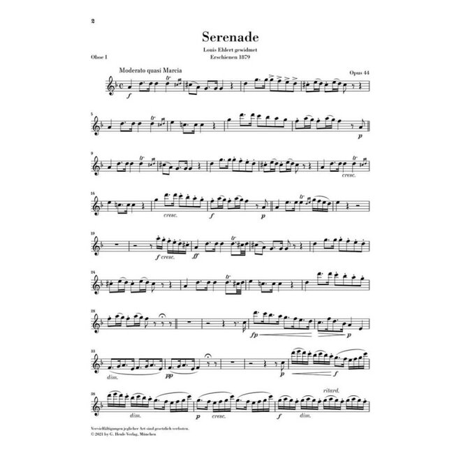 Wind Serenade d minor op. 44