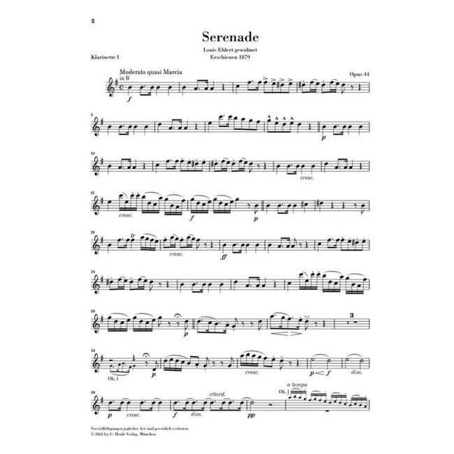 Wind Serenade d minor op. 44