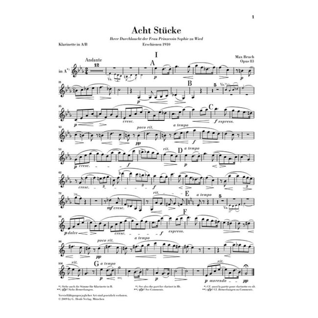 8 Pieces for Clarinet (Vln), Alto (VC) and Piano