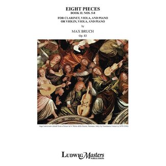 Bruch, Max 8 Pieces Pour Clarinette (Vln) Alto (VC) Et Piano