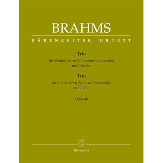 Brahms Trio For Violin, Horn