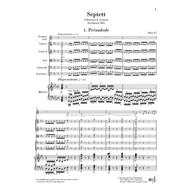 Septett Es-dur Opus 65