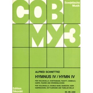 Schnittke Hymn I for cello, harp and timpani - Copy