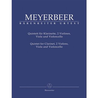 Meyerbeer, Giacomo Quintet for clarinet and string quartet