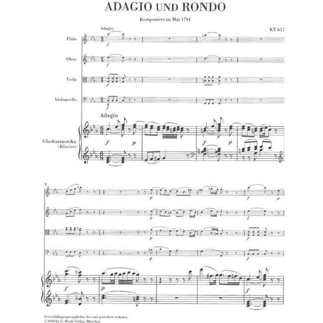 Adagio And Rondo K.617