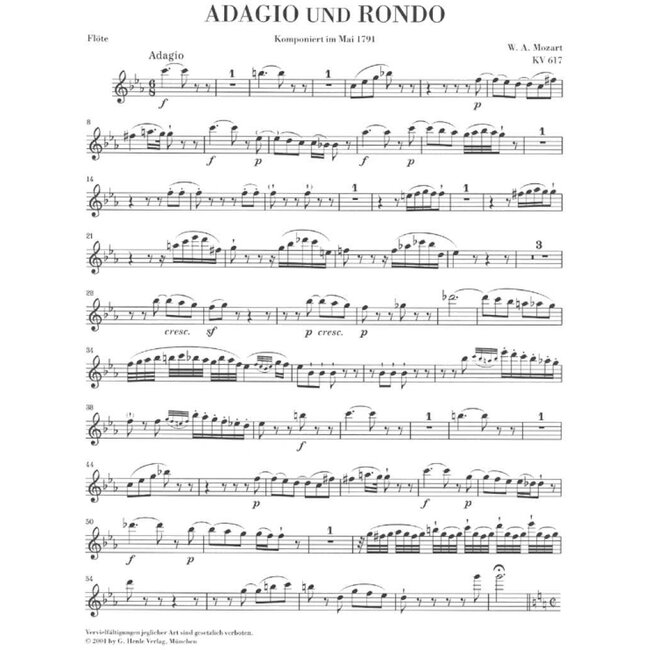 Adagio And Rondo K.617