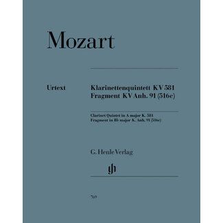 Mozart Clarinet quintett KV.581 Fragment KV.Anh.91