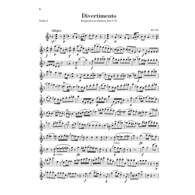 March K. 248 · Divertimento K. 247