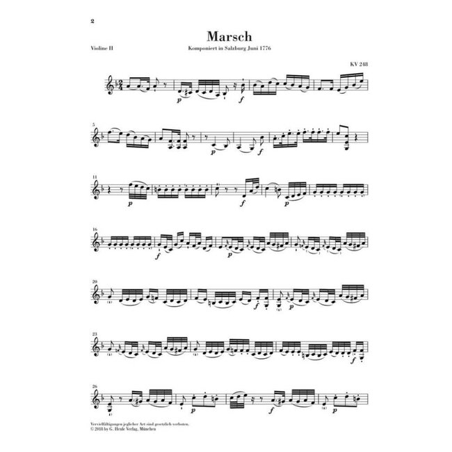 March K. 248 · Divertimento K. 247