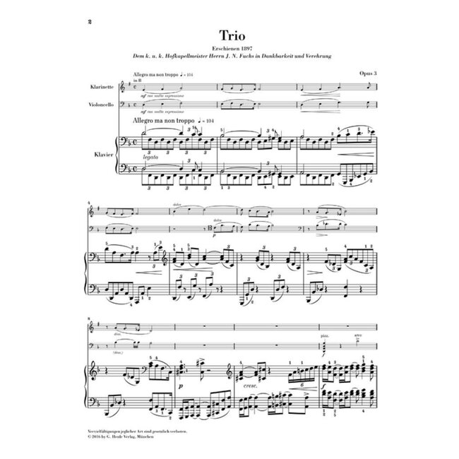 Trio in D minor Op. 3