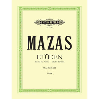 Mazas Etudes Op. 36 Book 3 - Etudes d'Artistes