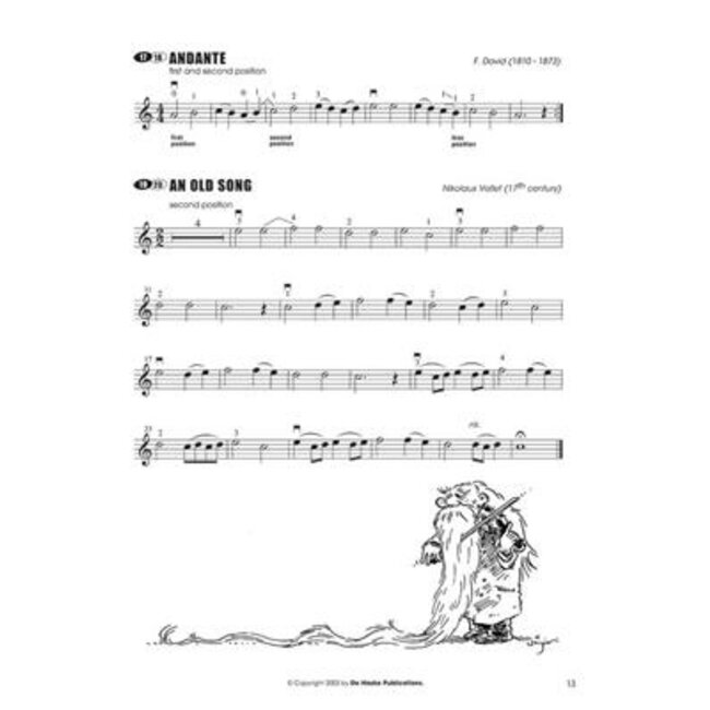 Position violin method