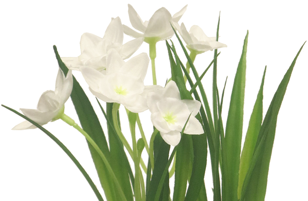 Fleur artificielle Jonquille 18 cm CrŽme - Easyplants
