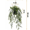 Plante suspendue artificielle Buxus 50 cm en pot Plante suspendue artificielle Buxus 50 cm en pot
