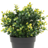 Plante artificielle Buxus jaune en pot 19 cm UV Plante artificielle Buxus jaune en pot 19 cm UV