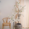Fleur de cerisier artificielle 180 cm blanche Fleur de cerisier artificielle 180 cm blanche