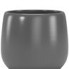 Pot de fleurs Vitória Pot Dark Grey Ø11 x H11 cm Pot de fleurs Vitória Pot Dark Grey Ø11 x H11 cm