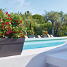 Jardinière Capri XL blanc 60 x 35 x 35 cm Jardinière Capri XL blanc 60 x 35 x 35 cm