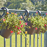 Jardinière de balcon simple anthracite 20 x 18 x 18 cm Jardinière de balcon simple anthracite 20 x 18 x 18 cm