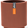 Cylindre de pot Groove rouge merlot Ø8 x H9 cm Cylindre de pot Groove rouge merlot Ø8 x H9 cm