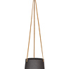 Pot de Fleurs Patt Noir Lavé à Suspendre Ø20 x H16,5 cm Pot de Fleurs Patt Noir Lavé à Suspendre Ø20 x H16,5 cm