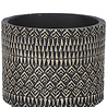 Pot de fleurs Kjeld noir Ø10 x H9 cm Pot de fleurs Kjeld noir Ø10 x H9 cm