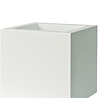 Jardinière Polyester Sassari carré blanc 40 x 40 x 40 cm Jardinière Polyester Sassari carré blanc 40 x 40 x 40 cm