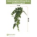 Greenmoods Kunst Klimop Hangplant 65cm Greenmoods Kunst Klimop Hangplant 65cm